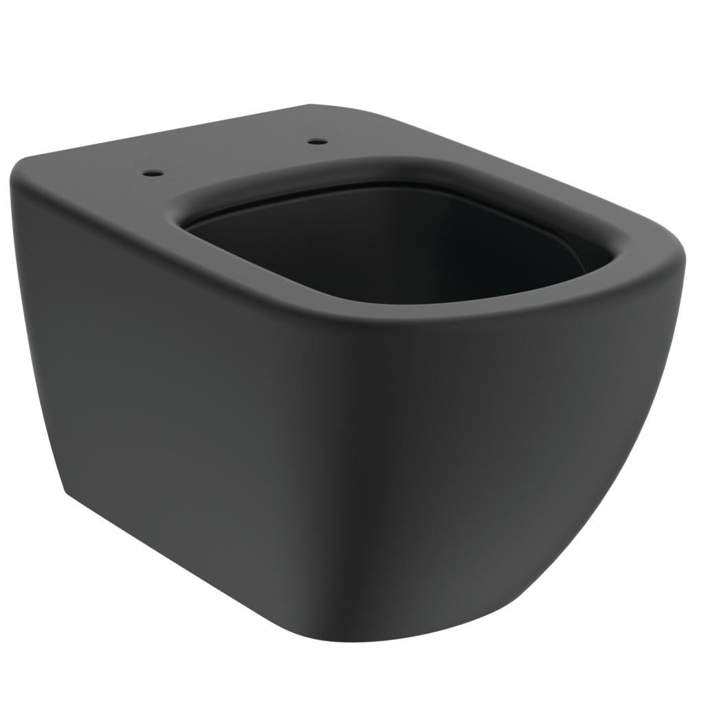 Ideal Standard Tesi Унитаз подвесной 36x53 см безободковый, цвет: silk black T0079V3