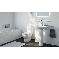 Ideal Standard Tesi Чаша для унитаза моноблок безободковая, цвет: silk white T0087V1