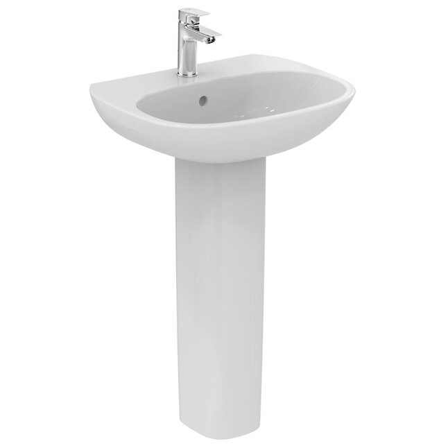 Ideal Standard Tesi Раковина подвесная 55x45 см, с переливом, цвет: euro white T352301