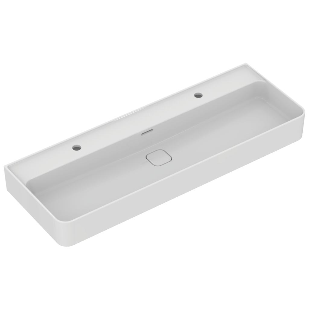 Ideal Standard Strada II Раковина подвесная двойная 120x43 см, с переливом, цвет: euro white T359501