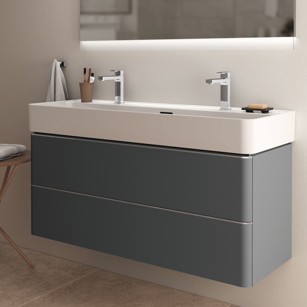 Ideal Standard Strada II Раковина подвесная двойная 120x43 см, с переливом, цвет: euro white T359501