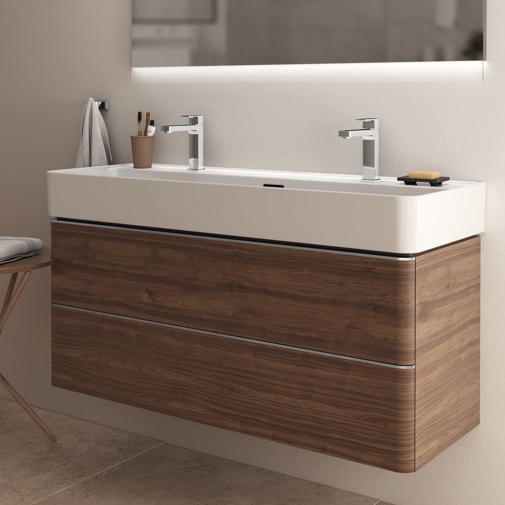 Ideal Standard Strada II Раковина подвесная двойная 120x43 см, с переливом, цвет: euro white T359501