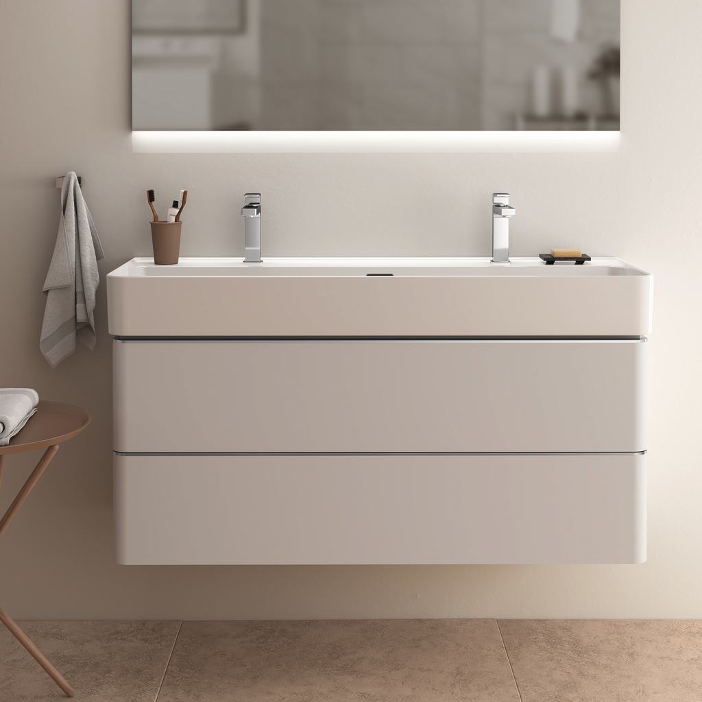 Ideal Standard Strada II Раковина подвесная двойная 120x43 см, с переливом, цвет: euro white T359501