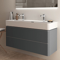 Ideal Standard Strada II Раковина подвесная двойная 120x43 см, с переливом, цвет: euro white T359501