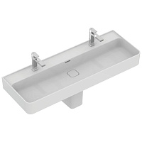 Ideal Standard Strada II Раковина подвесная двойная 120x43 см, с переливом, цвет: euro white T359501