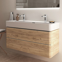Ideal Standard Strada II Раковина подвесная двойная 120x43 см, с переливом, цвет: euro white T359501
