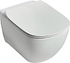 Ideal Standard Унитаз подвесной 53,5x36,5 см безободковый с крышкой микролифт, цвет: euro white T466501
