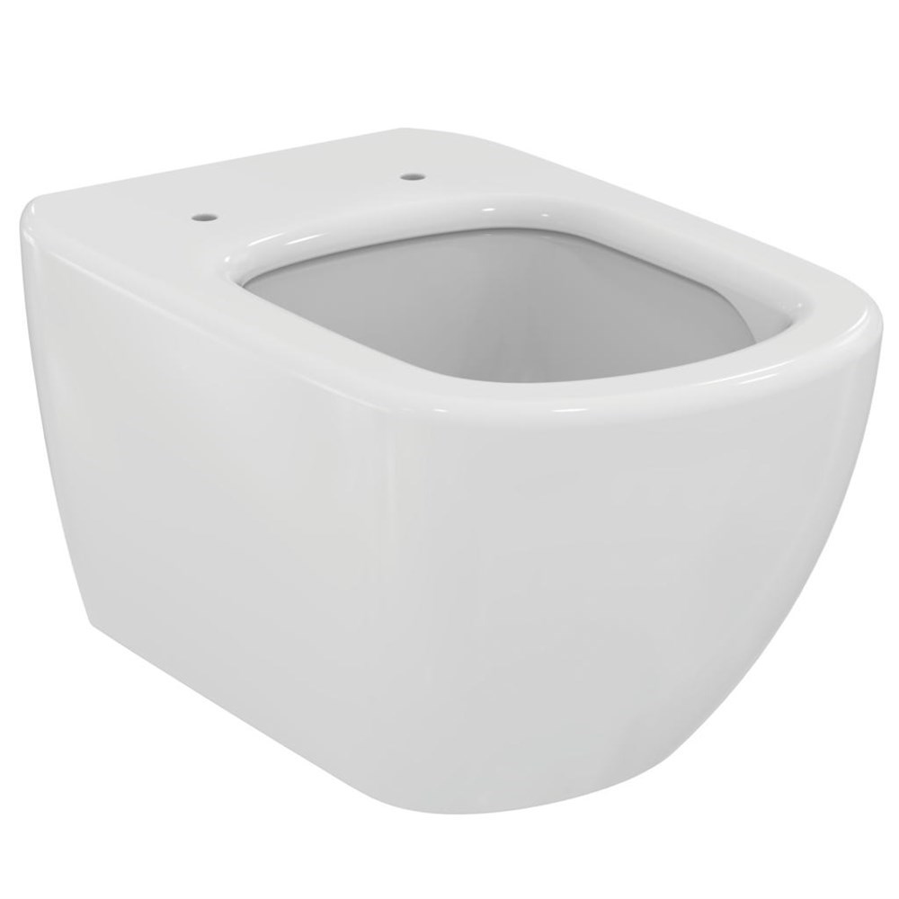 Ideal Standard Унитаз подвесной 53,5x36,5 см безободковый с крышкой микролифт, цвет: euro white T466501