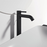 Ideal Standard Ceraline Смеситель для раковины, д/к, высота излива 25,1 см, цвет: silk black BC194XG