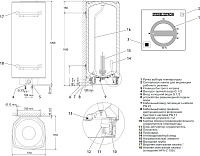 Stiebel Eltron HFA-Z Водонагреватель накопительный электрический, 150 литров, трехфазный, цвет:белый 73114