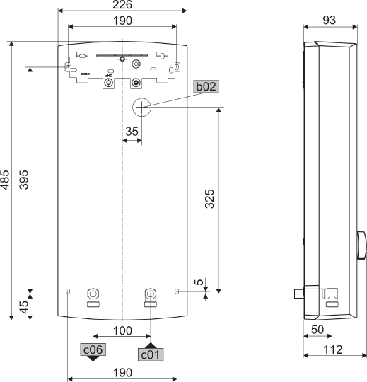 Stiebel Eltron PEY Водонагреватель проточный электрический на 2 кВт, однофазный, цвет: белый 233993