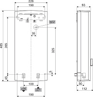 Stiebel Eltron PEY Водонагреватель проточный электрический на 2 кВт, однофазный, цвет: белый 233993