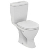 Ideal Standard Eurovit Чаша для унитаза моноблок с крышкой микролифт, цвет: euro white V337101