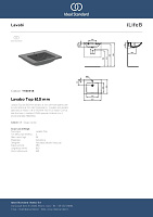 Ideal Standard I.Life B Раковина мебельная 61x15,5 см, с переливом, цвет: grey glossy T460558