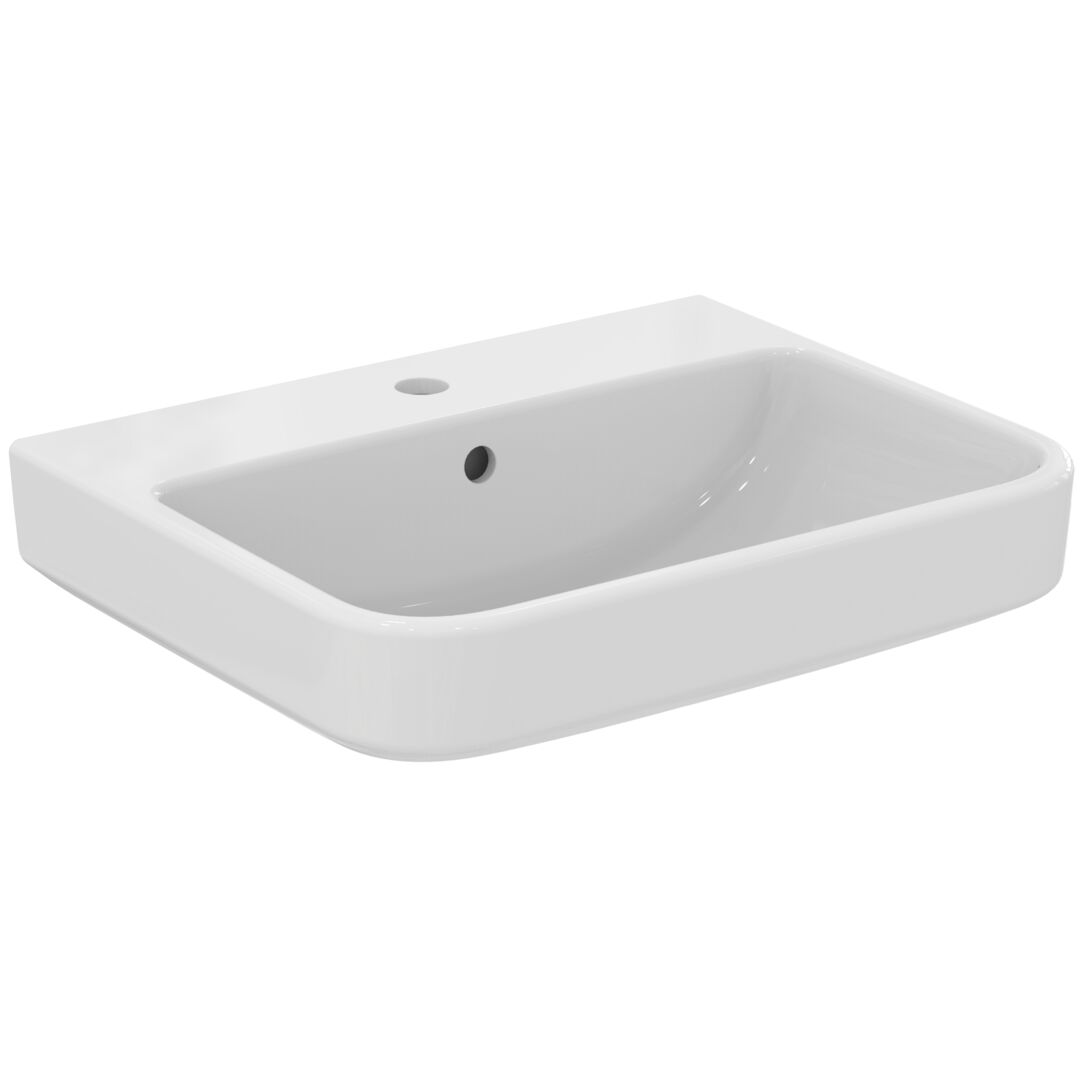 Ideal Standard I.Life B Раковина 55x15 см с 1 отверстием под смеситель и переливом, цвет: euro white T460801