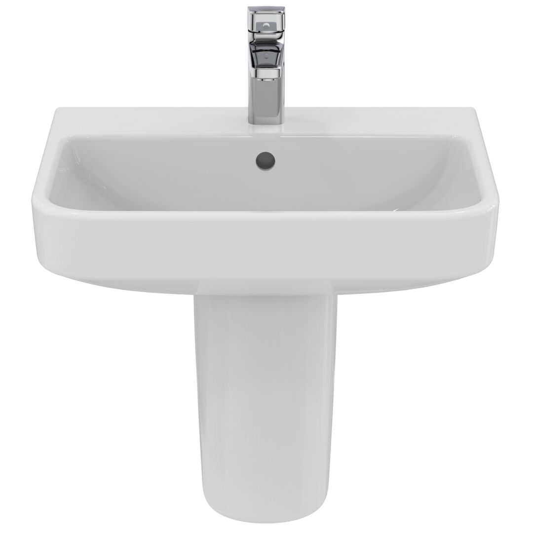 Ideal Standard I.Life B Раковина 55x15 см с 1 отверстием под смеситель и переливом, цвет: euro white T460801