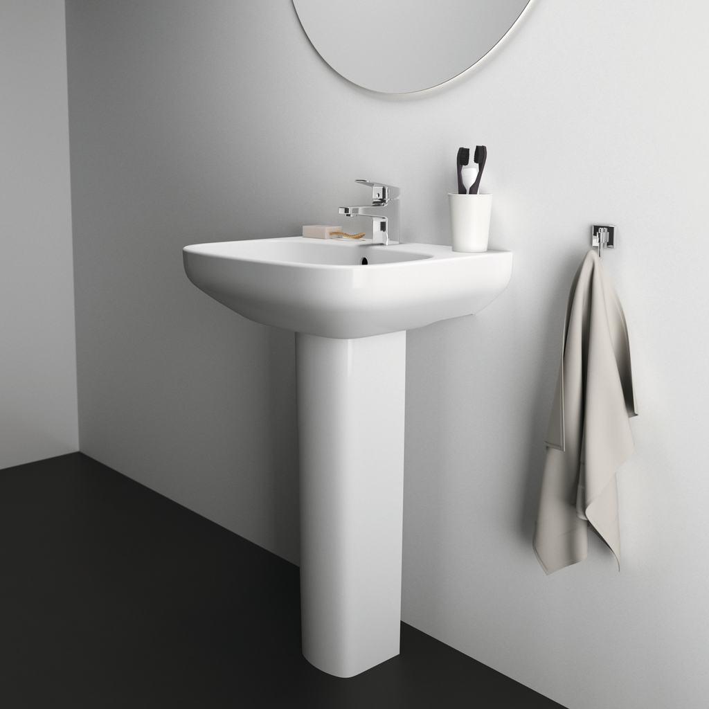 Ideal Standard I.Life A Раковина подвесная 50x44 см, с переливом, цвет: euro white T470701