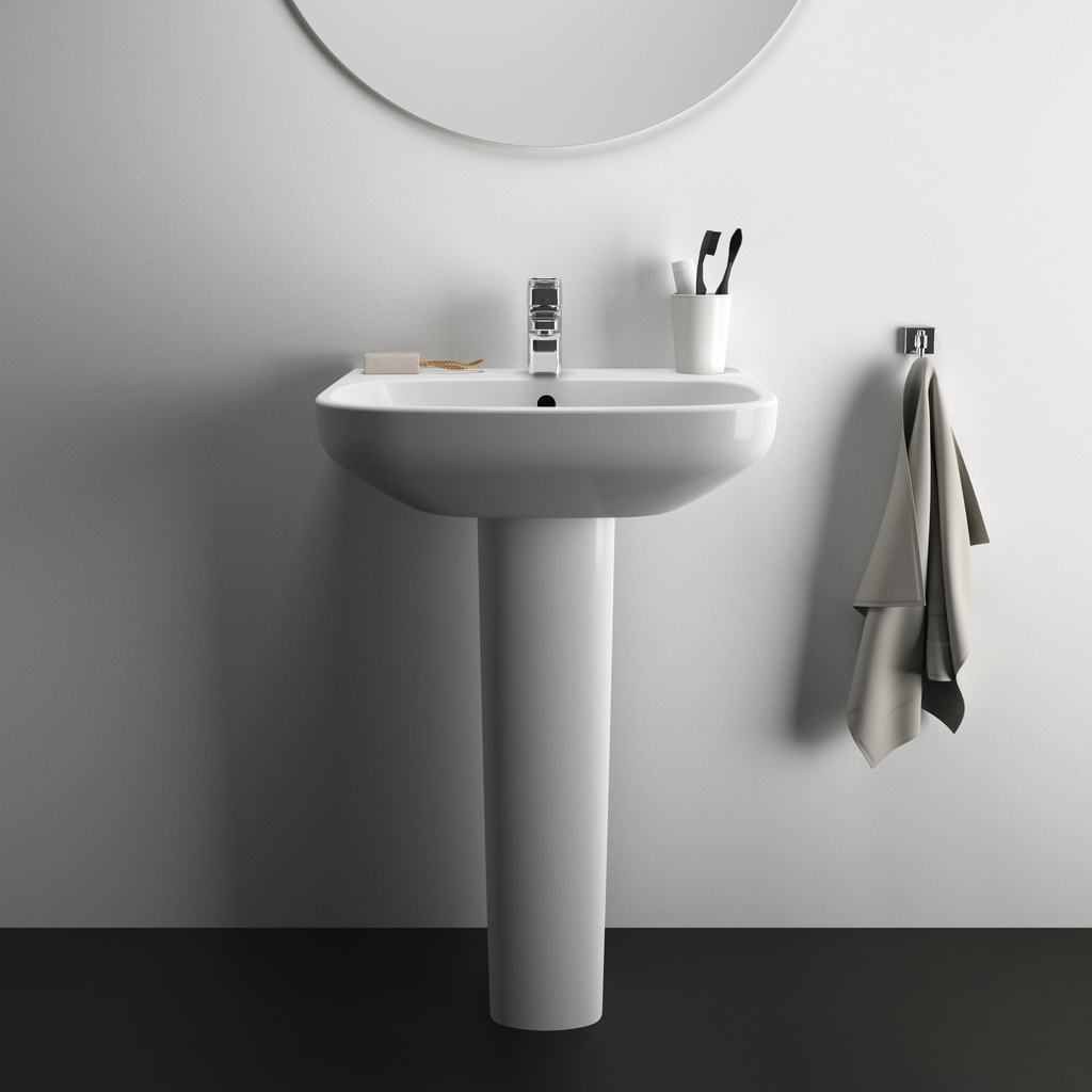 Ideal Standard I.Life A Раковина подвесная 50x44 см, с переливом, цвет: euro white T470701