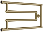 Сунержа High-Tech+ Полотенцесушитель водяной 66х34,8h см, цвет: золотой шёлк матовый 32-4051-3265