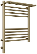 Сунержа Богема 3.0 с 1 полкой Полотенцесушитель элект., 53,2х72,4h см, левое, цвет: золотой шёлк мат 32-5806-6050