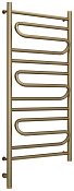 Сунержа Элегия 3.0 Полотенцесушитель электрический 53,2х112,4h см, левое, цвет: золотой шёлк матовый 32-5818-1050
