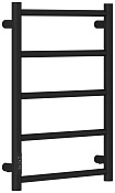 Стилье Формат 27 Полотенцесушитель электрический, 43,2х60h см, прямая, левое, цвет: чёрный матовый 31529-6040
