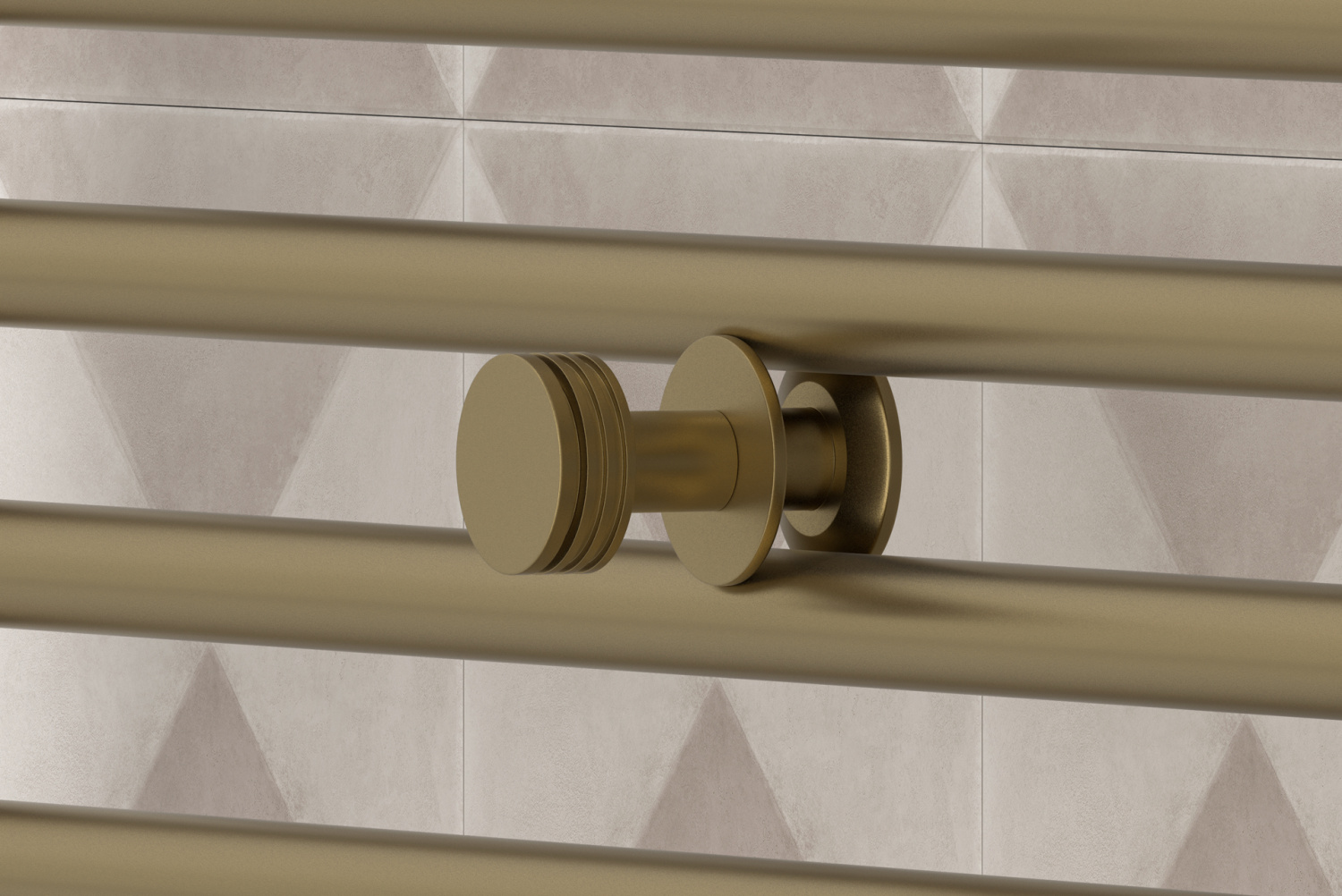 Сунержа Каньон Вешалка полотенцесушителя одинарная, цвет: золотой шёлк матовый 32-2010-0003