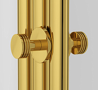 Сунержа Каньон Вешалка полотенцесушителя двойная, цвет: золото глянцевое 03-2010-0004