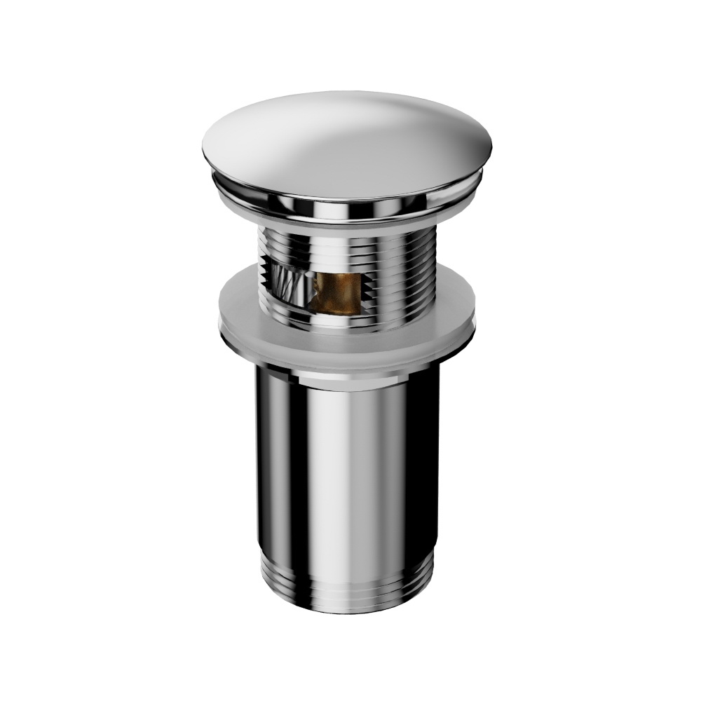 Whitecross Донный клапан с переливом, цвет: хром глянцевый A706CR