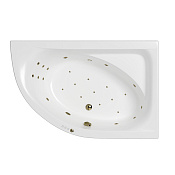 Whitecross Aquarella Ванна гидромас. угловая Ultra - прав, 170х110 см, цвет: белый, фурнитура бронза 0109.170110.100.ULTRA.BR