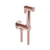Cisal Shower Гигиенический душ с выводом, держателем и шлангом 120 см, цвет: rose gold TT0079252P