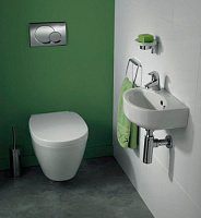 Ideal Standard Connect Раковина подвесная 35x26 см, с переливом, цвет: euro white E791401