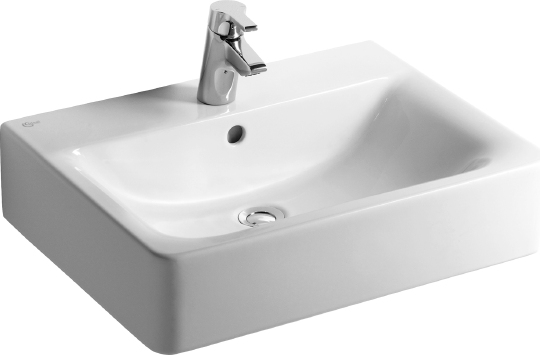 Ideal Standard Connect Раковина подвесная 60x46 см, с переливом, цвет: euro white E794501