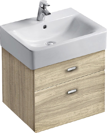 Ideal Standard Connect Раковина подвесная 60x46 см, с переливом, цвет: euro white E794501