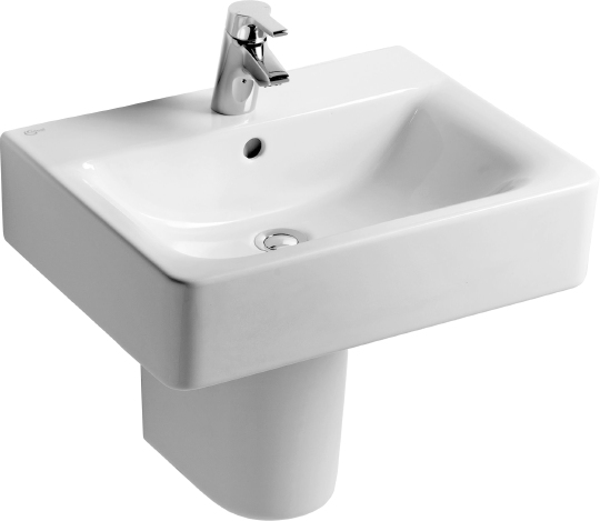 Ideal Standard Connect Раковина подвесная 60x46 см, с переливом, цвет: euro white E794501