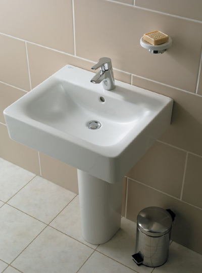Ideal Standard Connect Раковина подвесная 60x46 см, с переливом, цвет: euro white E794501