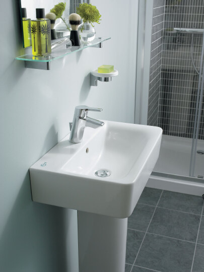 Ideal Standard Connect Раковина подвесная 60x46 см, с переливом, цвет: euro white E794501