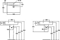 Ideal Standard Connect Раковина подвесная 60x46 см, с переливом, цвет: euro white E794501