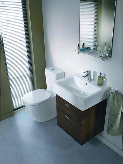 Ideal Standard Connect Раковина подвесная 40x36 см, с переливом, цвет: euro white E803301