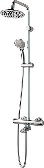 Ideal Standard IdealRain Душевая стойка: термостат, верхний душ, штанга 158 см, цвет: chrome A5778AA