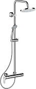 Ideal Standard Idealrain Eco Душевая стойка: смеситель, верхний душ, лейка, штанга, цвет: chrome B1098AA