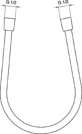 Ideal Standard Idealrain Душевой шланг 175 см, цвет: chrome A4109AA