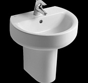 Ideal Standard Connect Раковина подвесная 45x36 см, с переливом, цвет: euro white E805701