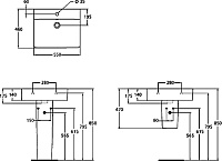 Ideal Standard Connect Раковина подвесная 55x46 см, с переливом, цвет: euro white E784401