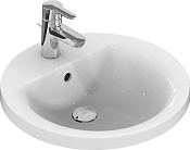 Ideal Standard Connect Раковина встраиваемая сверху 48x48 см, с переливом, цвет: euro white E504201