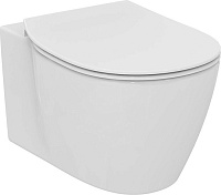 Ideal Standard Connect Крышка-сиденье, дюропласт, металлические шарниры, цвет: euro white E772301