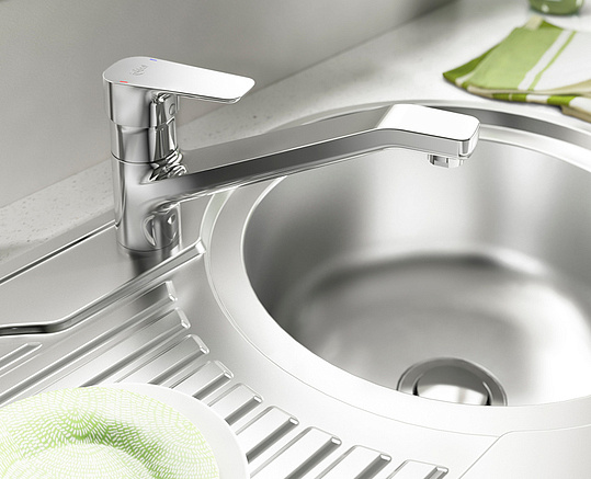 Ideal Standard Ceraplan III Смеситель для кухни, цвет: chrome B0722AA