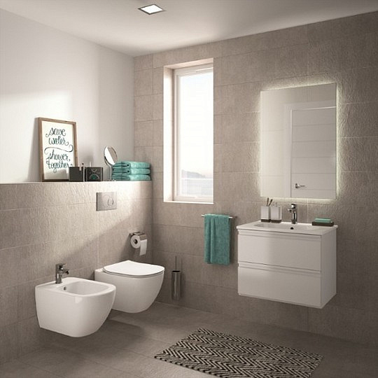 Ideal Standard Tesi Унитаз подвесной 36x53 см безободковый, цвет: euro white T007901