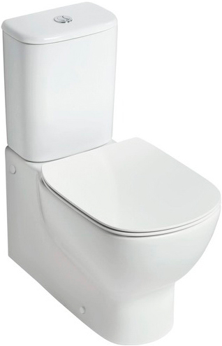Ideal Standard Tesi Чаша для унитаза моноблок безободковая, цвет: euro white T008201