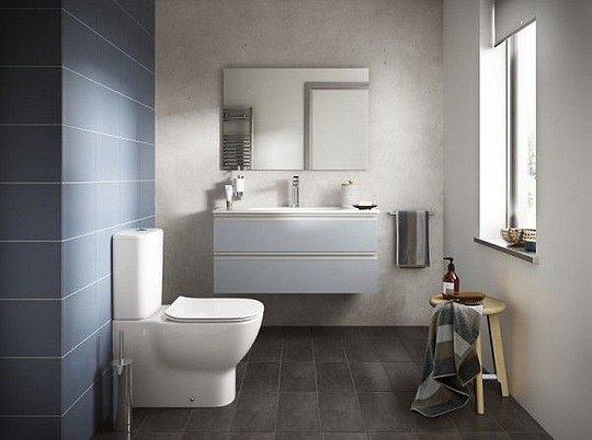 Ideal Standard Tesi Чаша для унитаза моноблок безободковая, цвет: euro white T008201